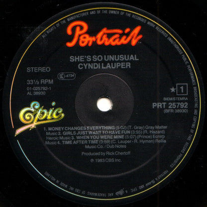 Lauper, Cyndi - She's So Unusual