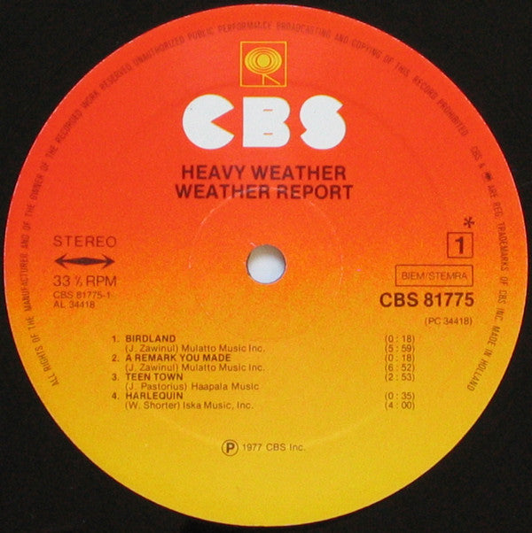 Weather Report - Heavy Weather