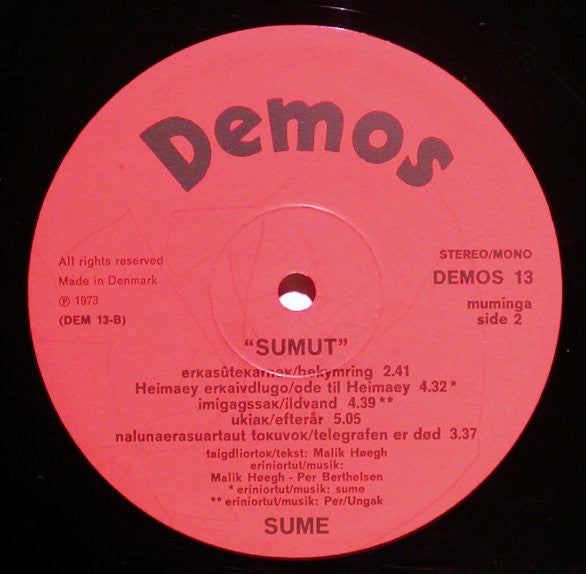 Sume ‎– Sumut