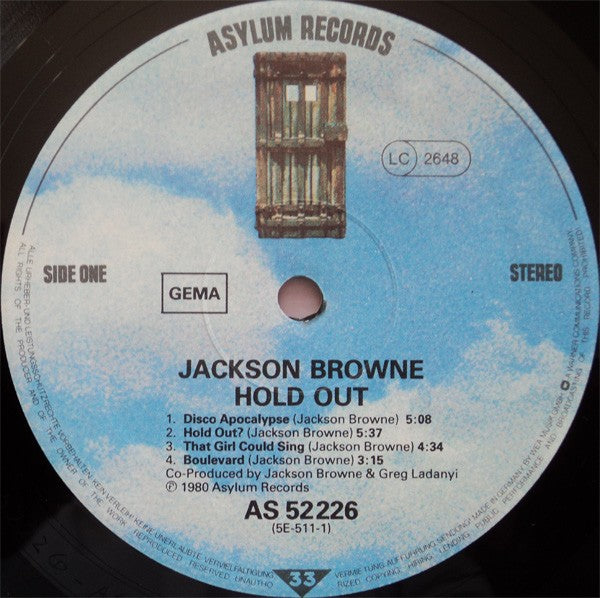 Browne, Jackson - Hold Out