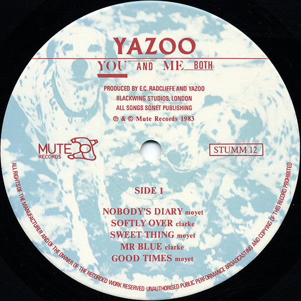 Yazoo - You And Me Both