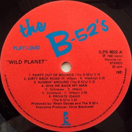 B-52's - Wild Planet - RecordPusher  