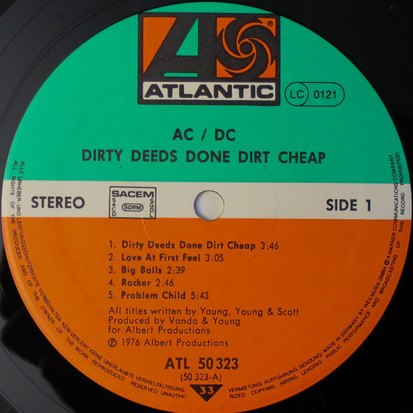 AC/DC - Dirty Deeds Done Dirt Cheap