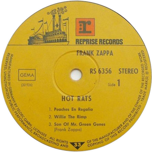 Zappa, Frank - Hot Rats