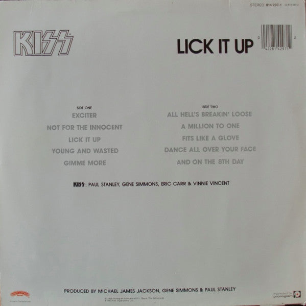 Kiss - Lick It Up
