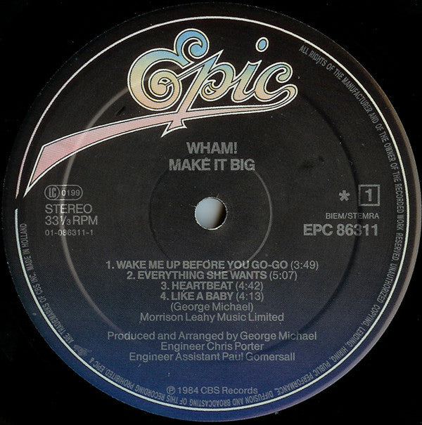 Wham! - Make It Big