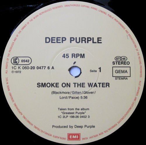 Deep Purple - Smoke on The Water