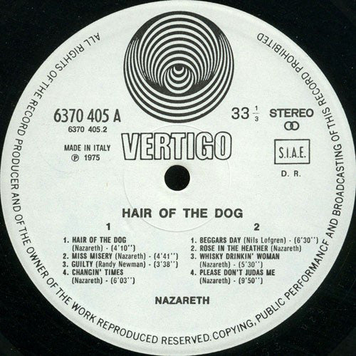 Nazareth - Hair Of The Dog