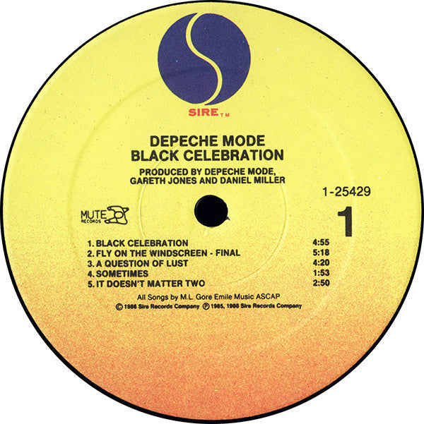 Depeche Mode - Black Celebration