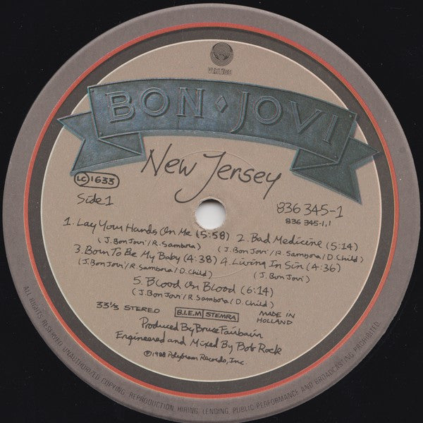 Bon Jovi - New Jersey