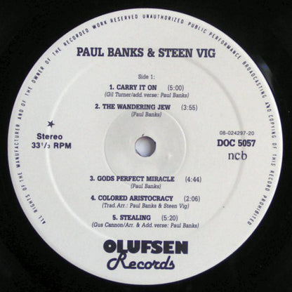 Banks, Paul/Steen Vig - Paul Banks & Steen Vig