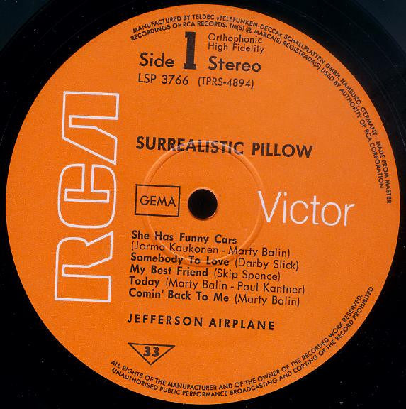 Jefferson Airplane - Surrealistic Pillow