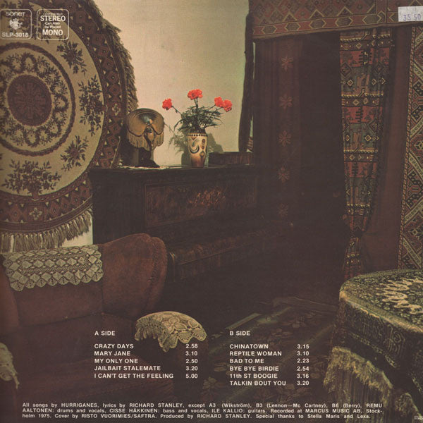 Hurriganes - Crazy Days.