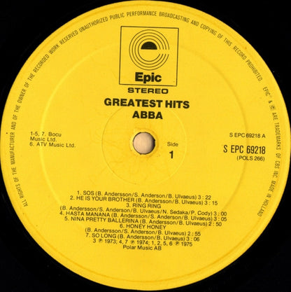 ABBA - Greatest Hits - RecordPusher  