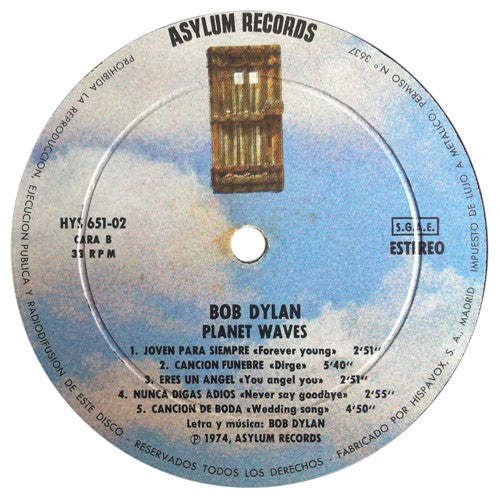 Dylan, Bob - Planet Waves