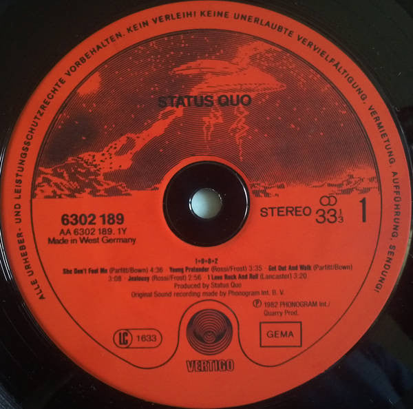 Status Quo ‎– 1+9+8+2