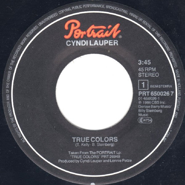 Lauper, Cyndi - True Colors