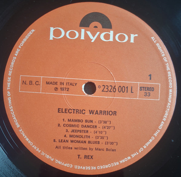 T. Rex - Electric Warrior