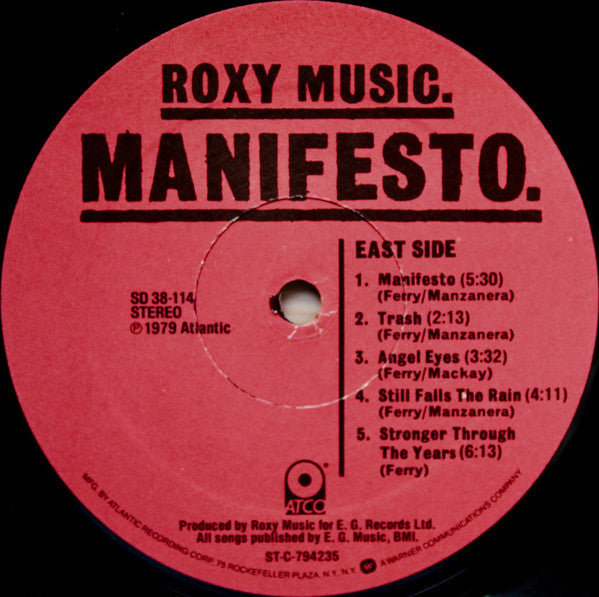 Roxy Music - Manifesto