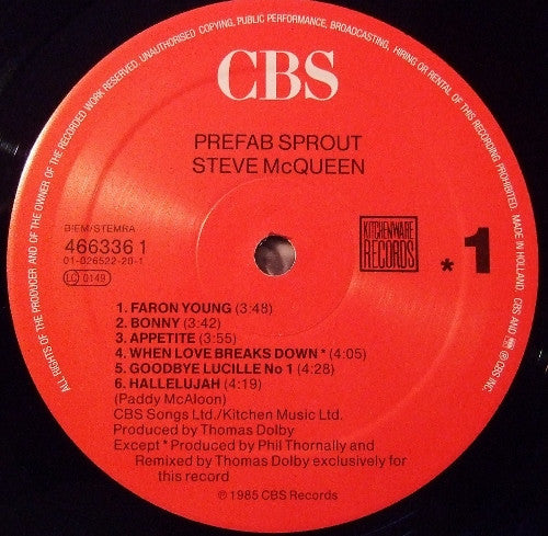 Prefab Sprout - Steve McQueen