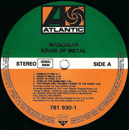 Manowar - Kings Of Metal