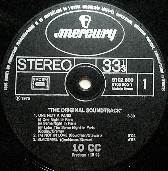 10cc - The Original Soundtrack