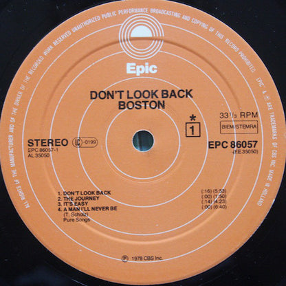 Boston - Don't Look Back