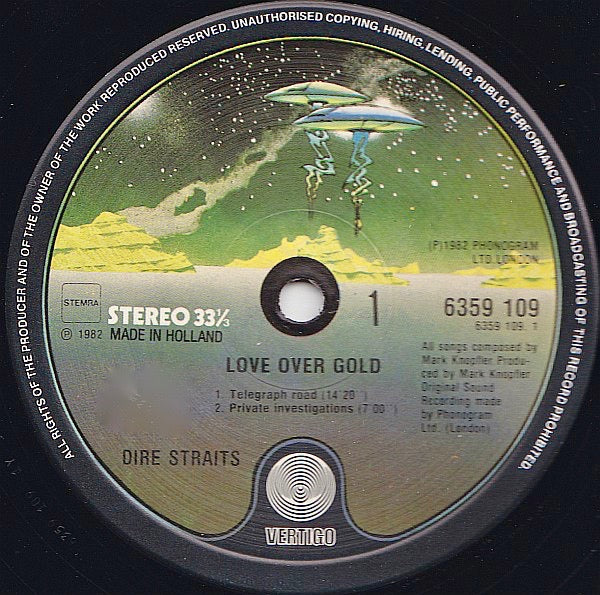 Dire Straits - Love Over Gold