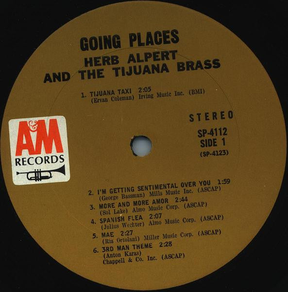Alpert, Herb The Tijuana Brass - Going Places