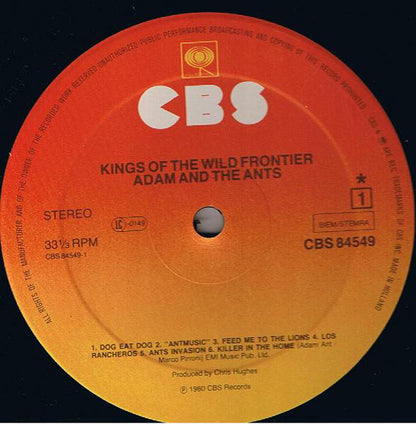 Adam And The Ants ‎– Kings Of The Wild Frontier