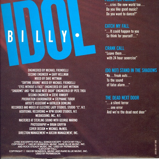 Idol, Billy - Rebel Yell
