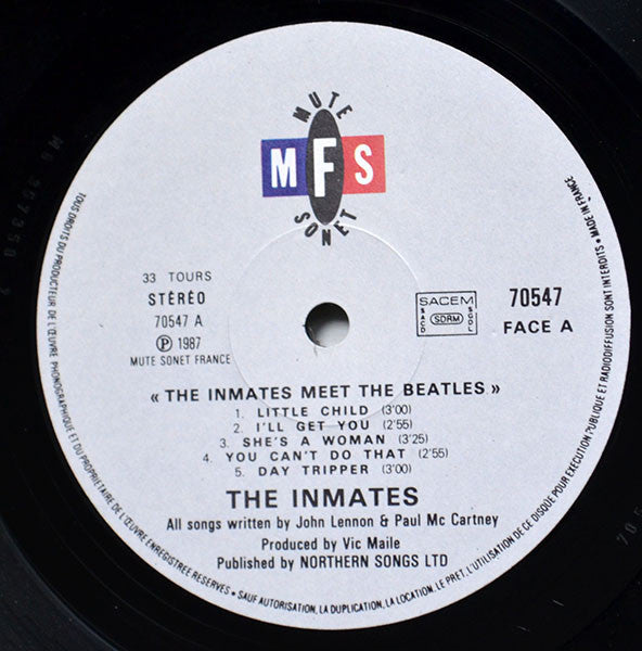 The Inmates ‎– Meet The Beatles (Live In Paris)