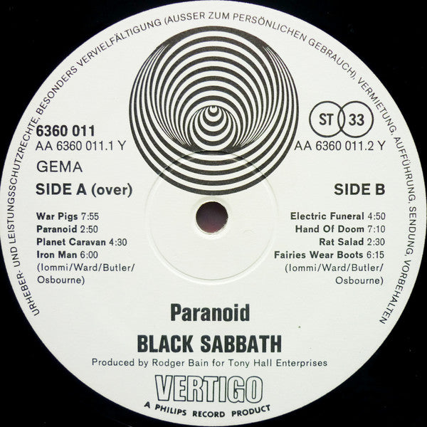 Black Sabbath - Paranoid