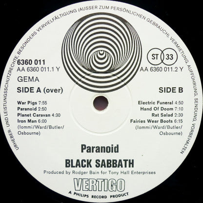 Black Sabbath - Paranoid