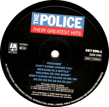 Police ‎– Their Greatest Hits