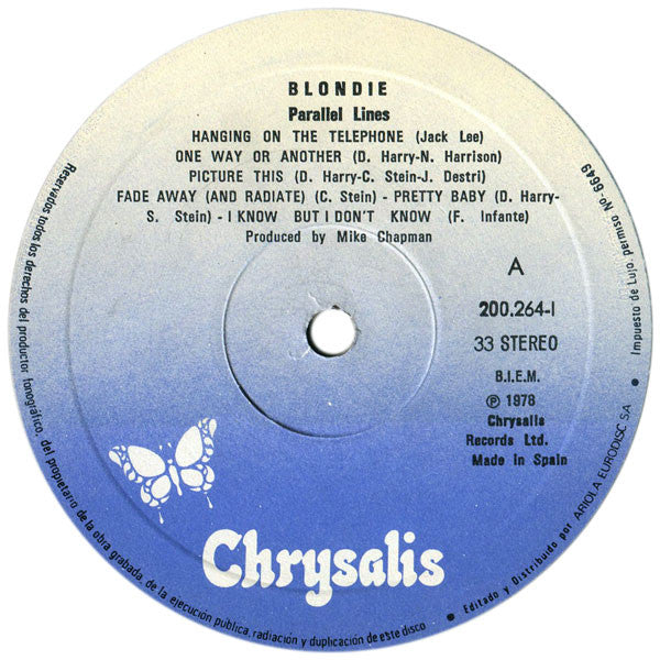 Blondie - Parallel Lines - RecordPusher  