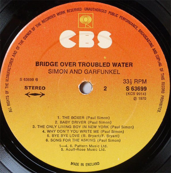 Simon And Garfunkel - Bridge Over Troubled Water
