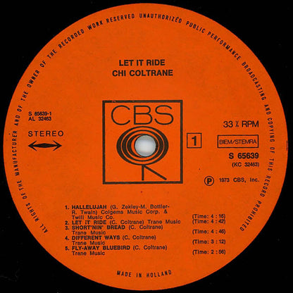 Coltrane, Chi ‎– Let It Ride