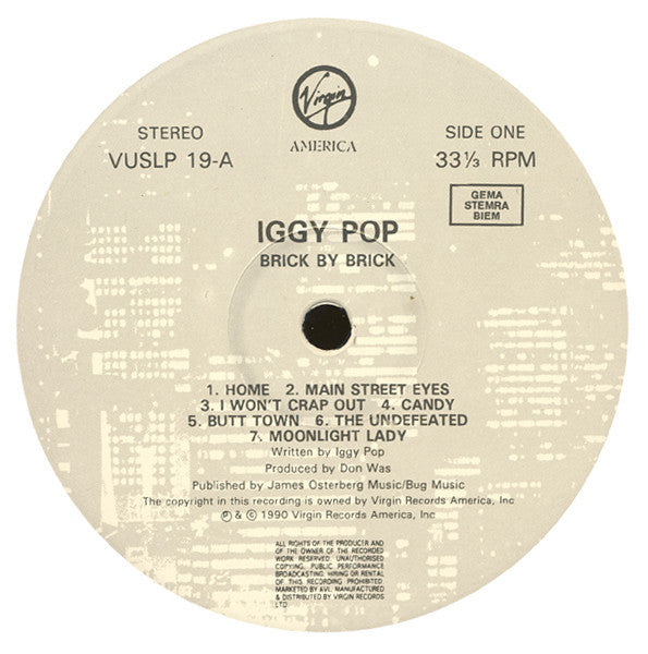 Pop, Iggy - Brick By Brick