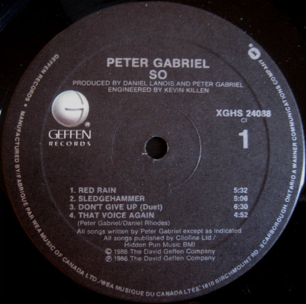 Gabriel, Peter - So