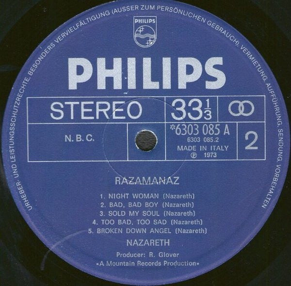 Nazareth - Razamanaz