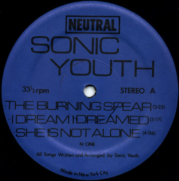 Sonic Youth - Sonic Youth