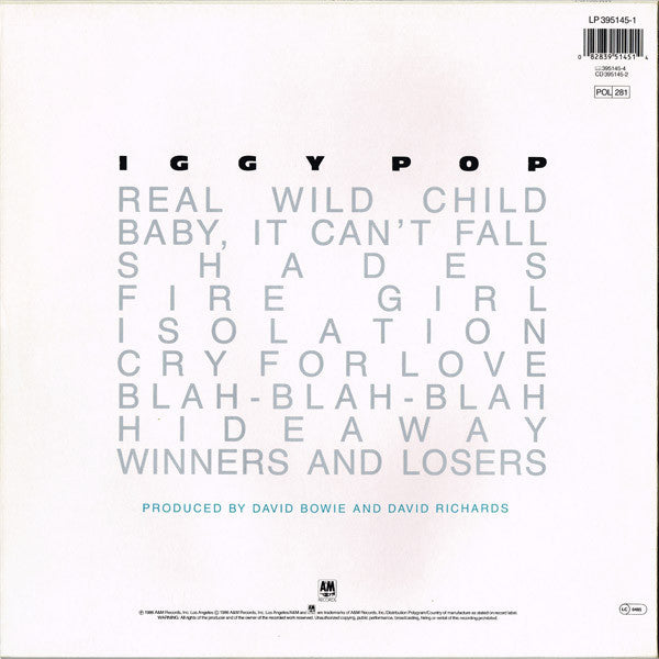 Pop, Iggy - Blah Blah Blah