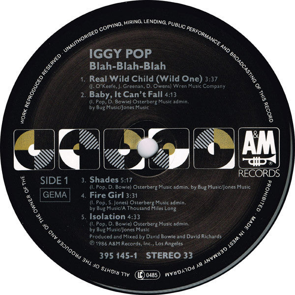 Pop, Iggy - Blah Blah Blah