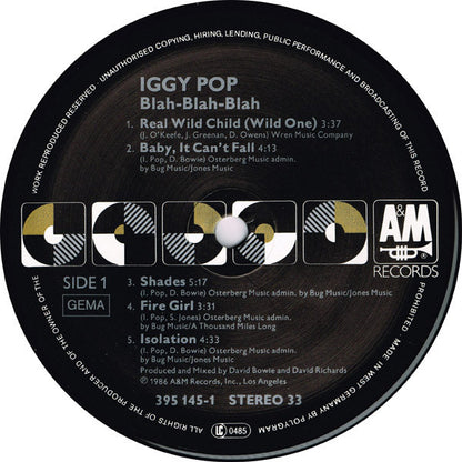 Pop, Iggy - Blah Blah Blah