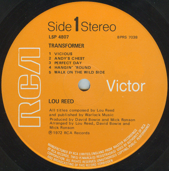 Reed, Lou - Transformer