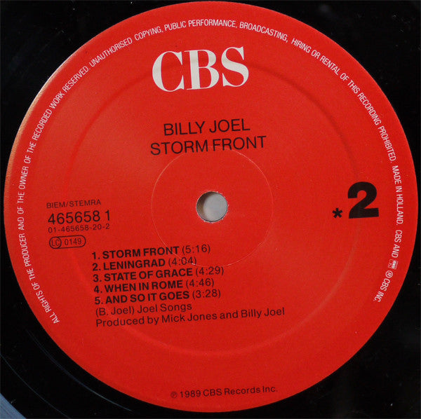 Joel, Billy - Storm Front