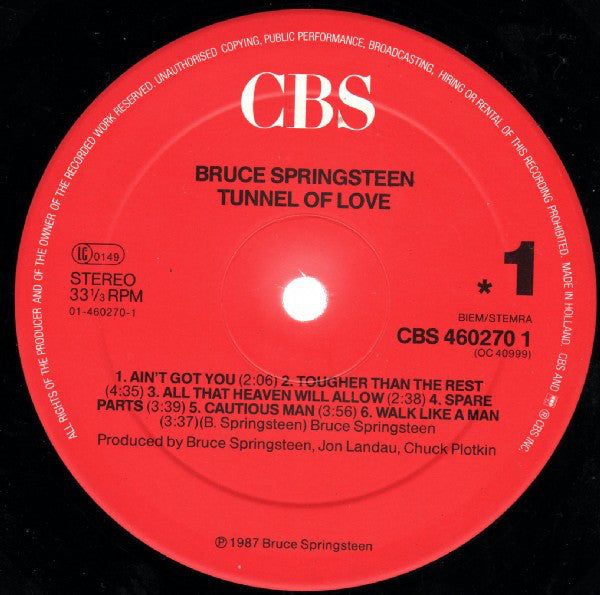Springsteen, Bruce - Tunnel Of Love