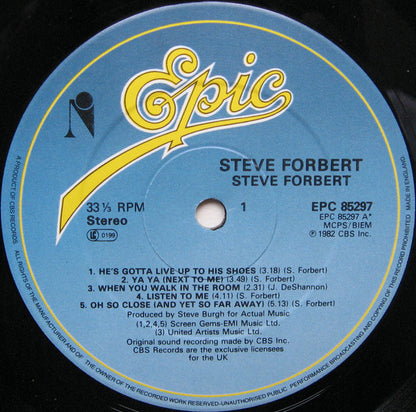 Forbert, Steve - Steve Forbert