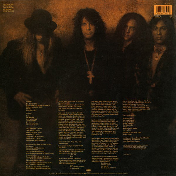 Osbourne, Ozzy  ‎– No More Tears